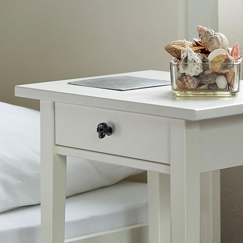 Miniatura 5 de FANYUN Paquete de 4 pomos de calaveras y esqueletos para gabinetes, tirador de un solo agujero para cajones, armarios, estanterías, aparadores,