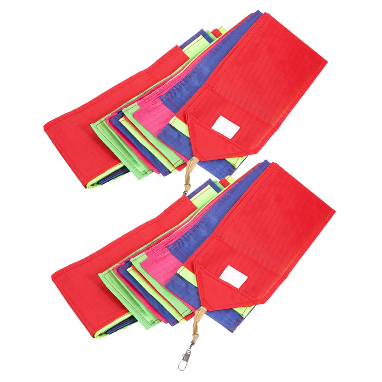 KESYOO 2sets DIY Kite Ribbon Decor Kite Tail Streamer Floating Turning Tails Outdoor Accessories for Flying 2pcs*2
