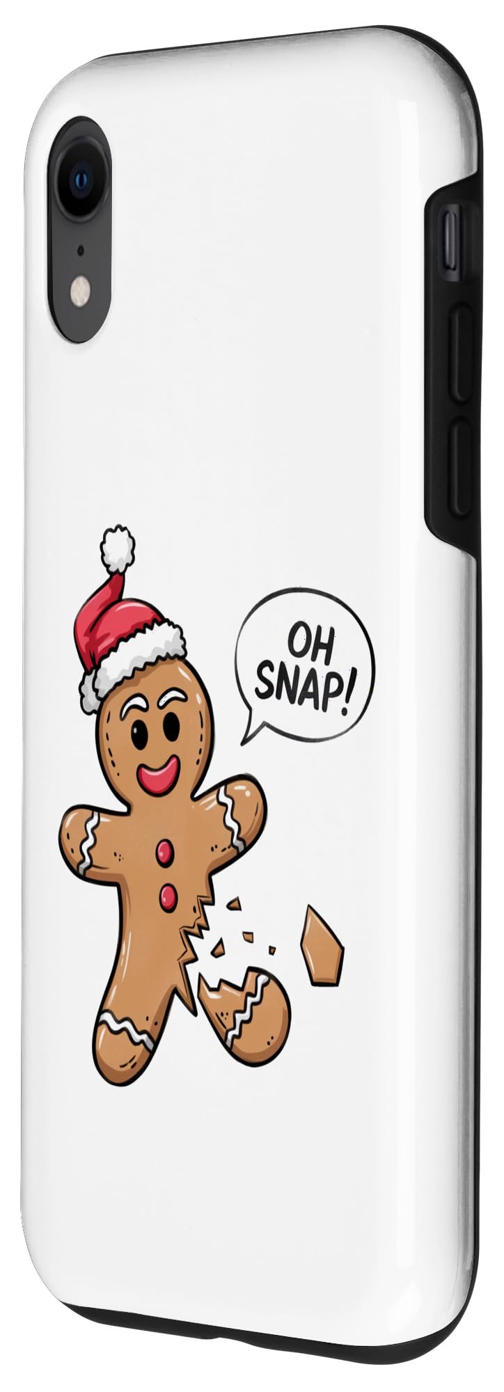iPhone XR Oh Snap Xmas Christmas Gingerbread Case - Image 2