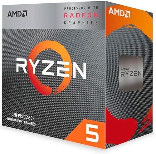 AMD Ryzen 5 4600G, procesador de escritorio desbloqueado de 6 núcleos y 12 hilos con enfriador Wraith Stealth