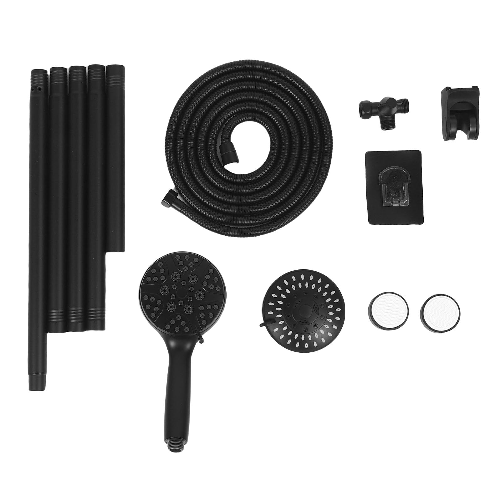 GLOGLOW Cabezales de Ducha Dobles 7 Modos de Pulverización de Cabezal de Ducha para Parejas de Alta Presión Cabezales de Dobles para Parejas con Diseño Ajustable de Mano