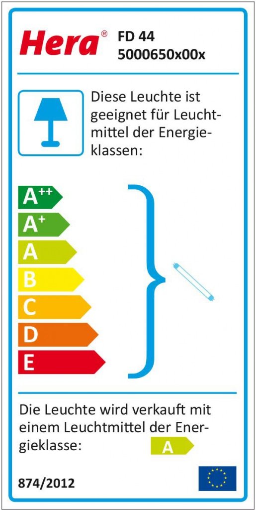 Hera FD44 Energy Efficiency Label