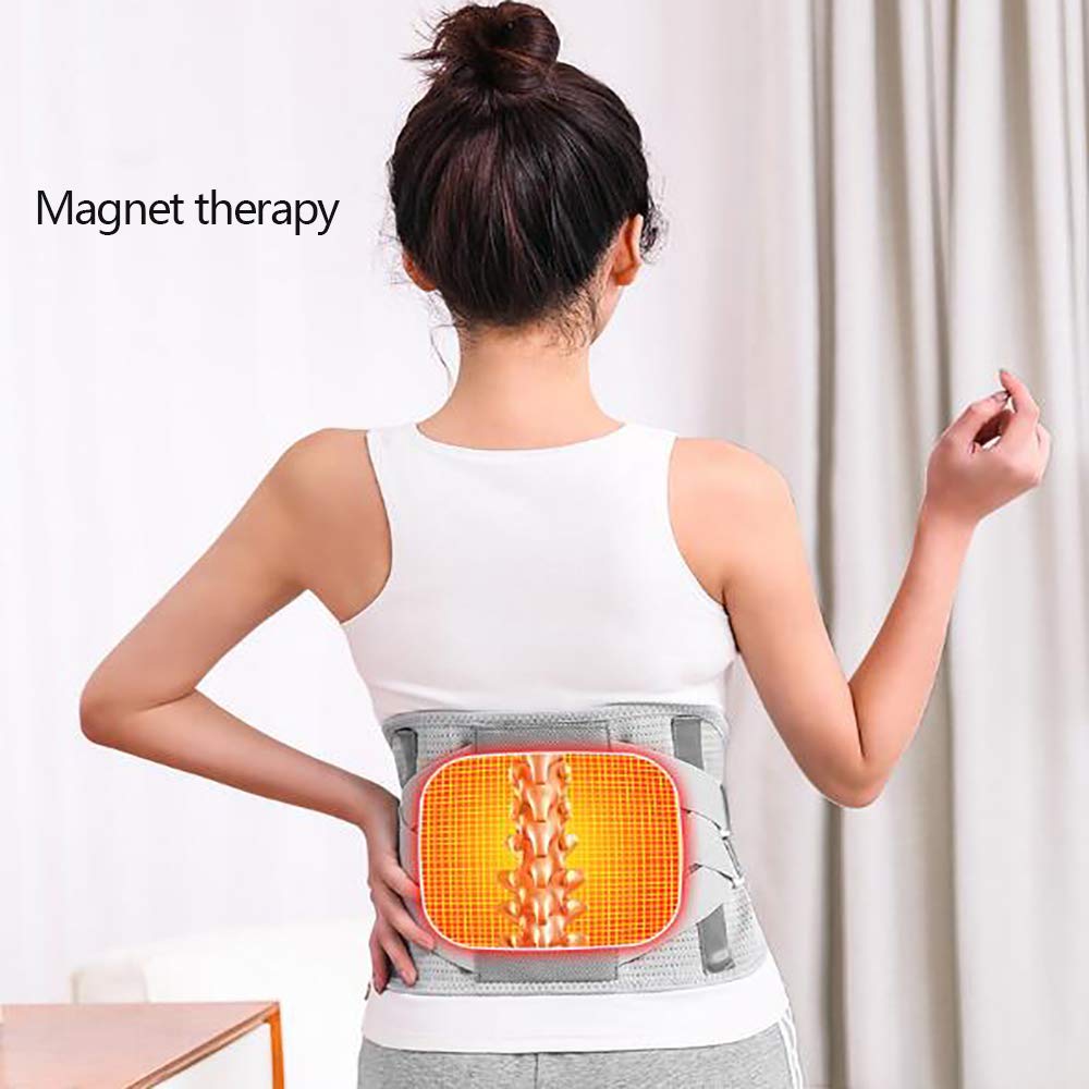 Cintura Lombare di Sostegno - Supporto per la Parte Bassa della Schiena - per ernia del Disco, Sciatica, scoliosi, stenosi spinale - Magnetoterapia,M