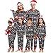 Abollria Pijamas de Navidad Familia Conjunto Pantalon y Top Pijamas Mujer Hombre Invierno Manga Larga Pijama 2 Piezas Ropa de Dormir para Bebés Mamá Papá Homewear Sleepsuit