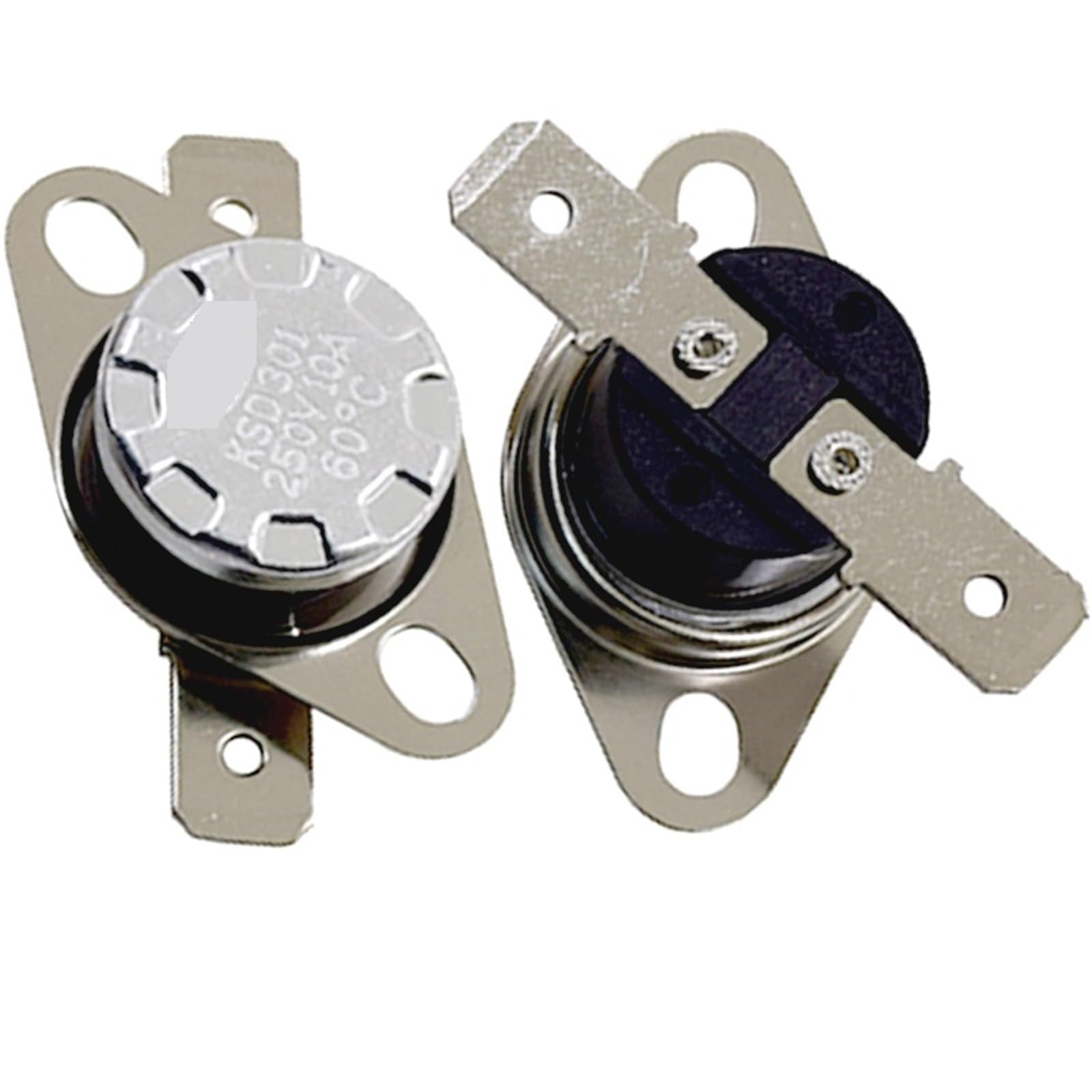 100PCS Bimetal Thermostat KSD302/KSD301 Normal Closed Open(Normally Open,70C)
