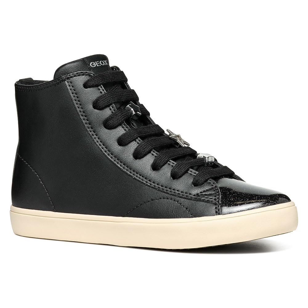 Geox J GISLI Girl J Sneaker, 12.5 UK Child Black