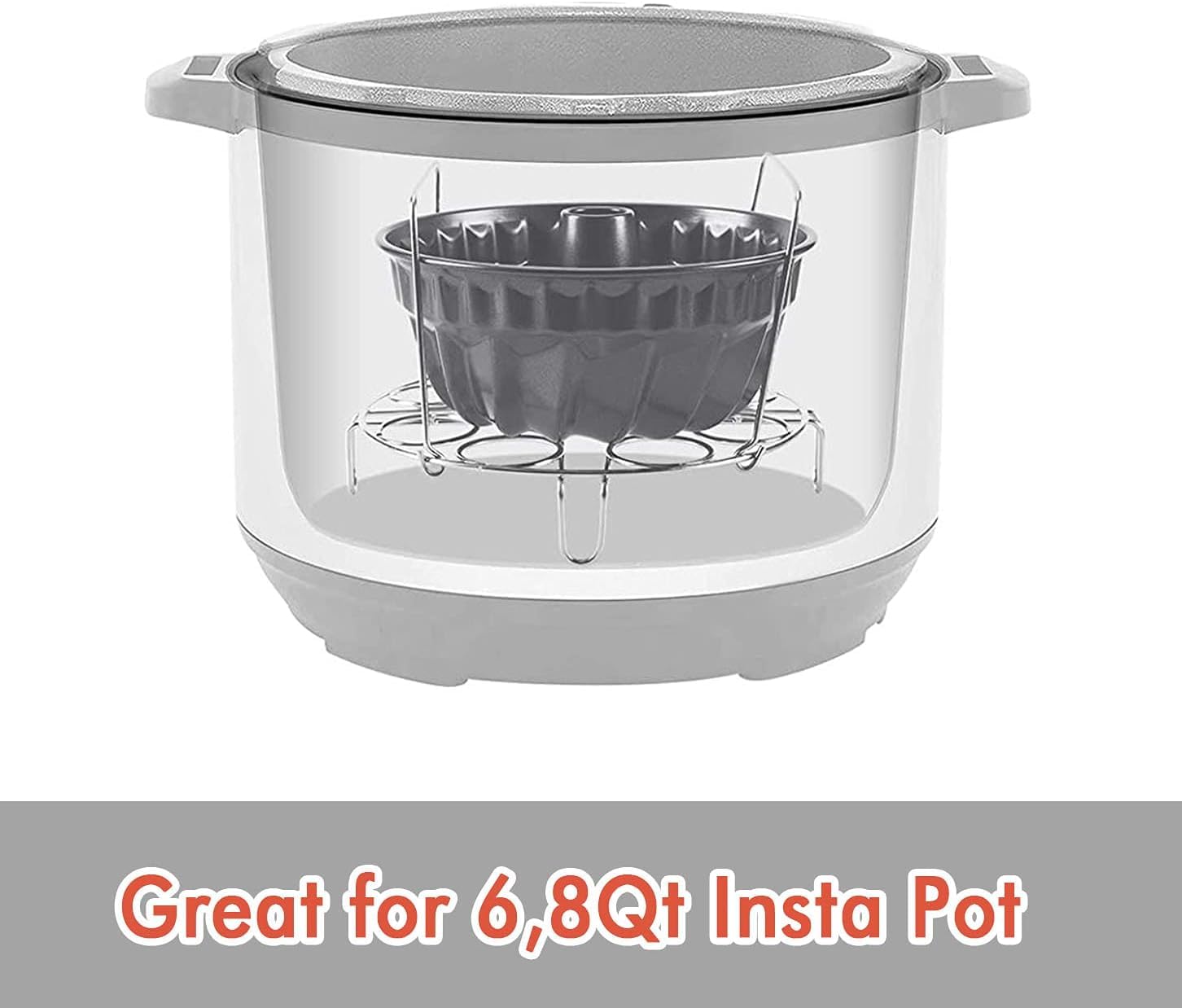 webake Stampo Ciambella Gugelhupf Alluminio Pressofuso Antiaderente Teglia da Forno per Torte per Tubo con Swirl Incisione Stampo per Torte Pane - Nero