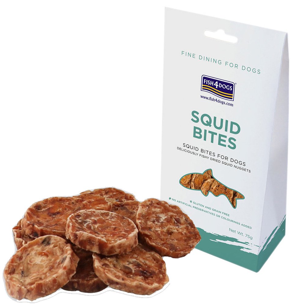 Fish4Dogs Squid Bites - 75g