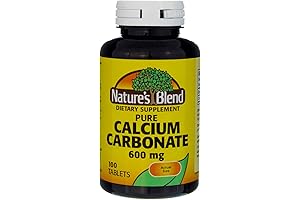 Nature's Blend Pure Calcium Citrate 600 mg 100 Tabs