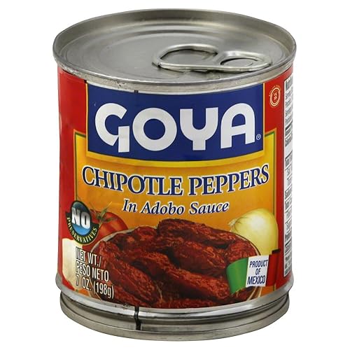 Goya Chipotle de chiles y pimienta, 7 onzas (paquete de 4)