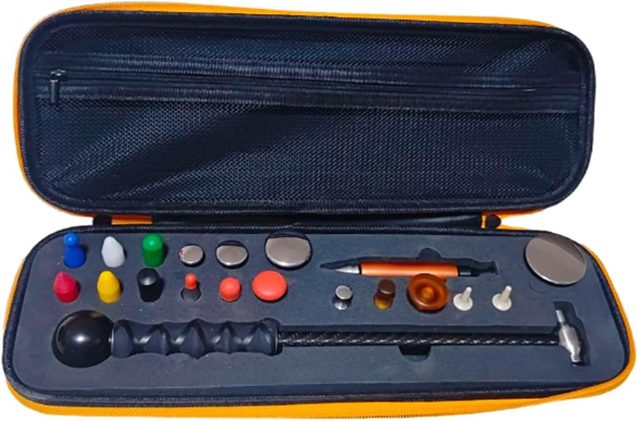 Portable Multiple Purpose Car Dents Fixing Tool Set Motorcycle Body Repair Accessories Strong Construction Compact Storage Motorcycle Dents Repair Set