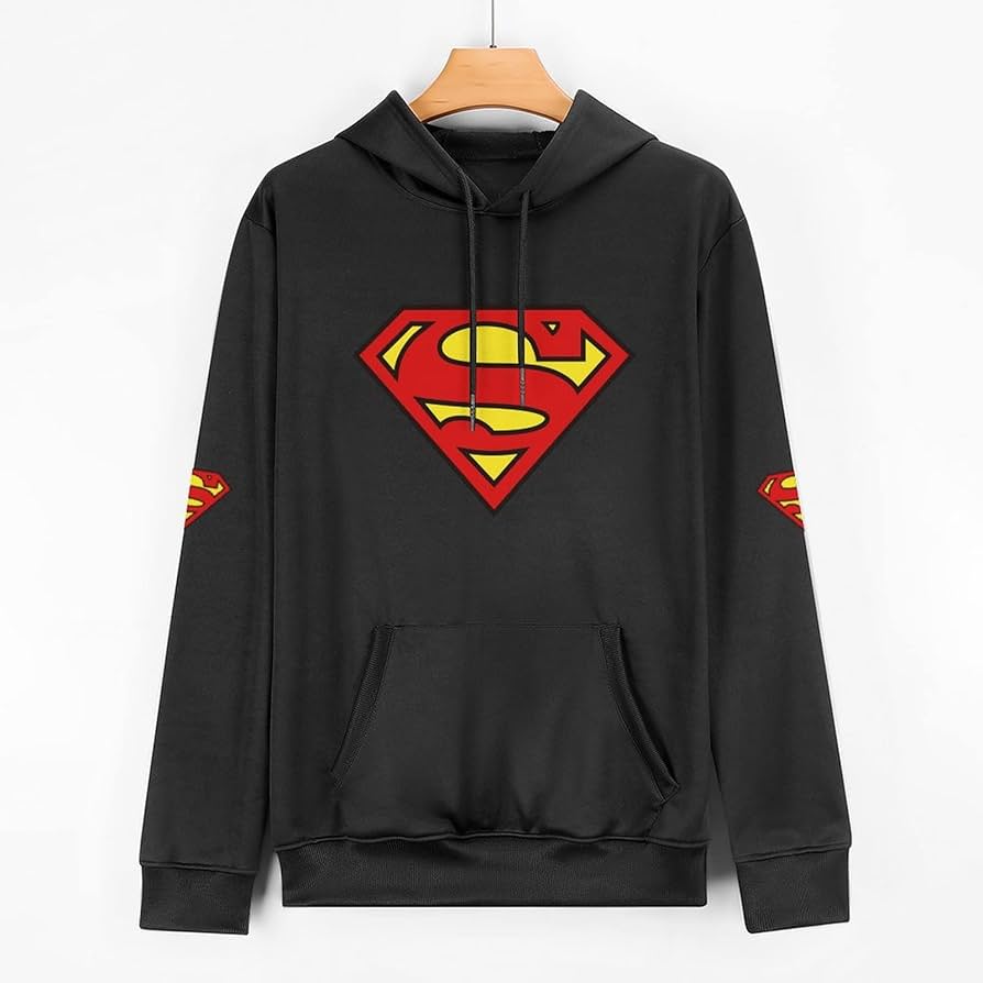 boohoo MAN★長袖 オーバーサイズ プルオーバー パーカー★黒★ Amazon.co.jp: パーカー メンズ スーパーマン 長袖 黒