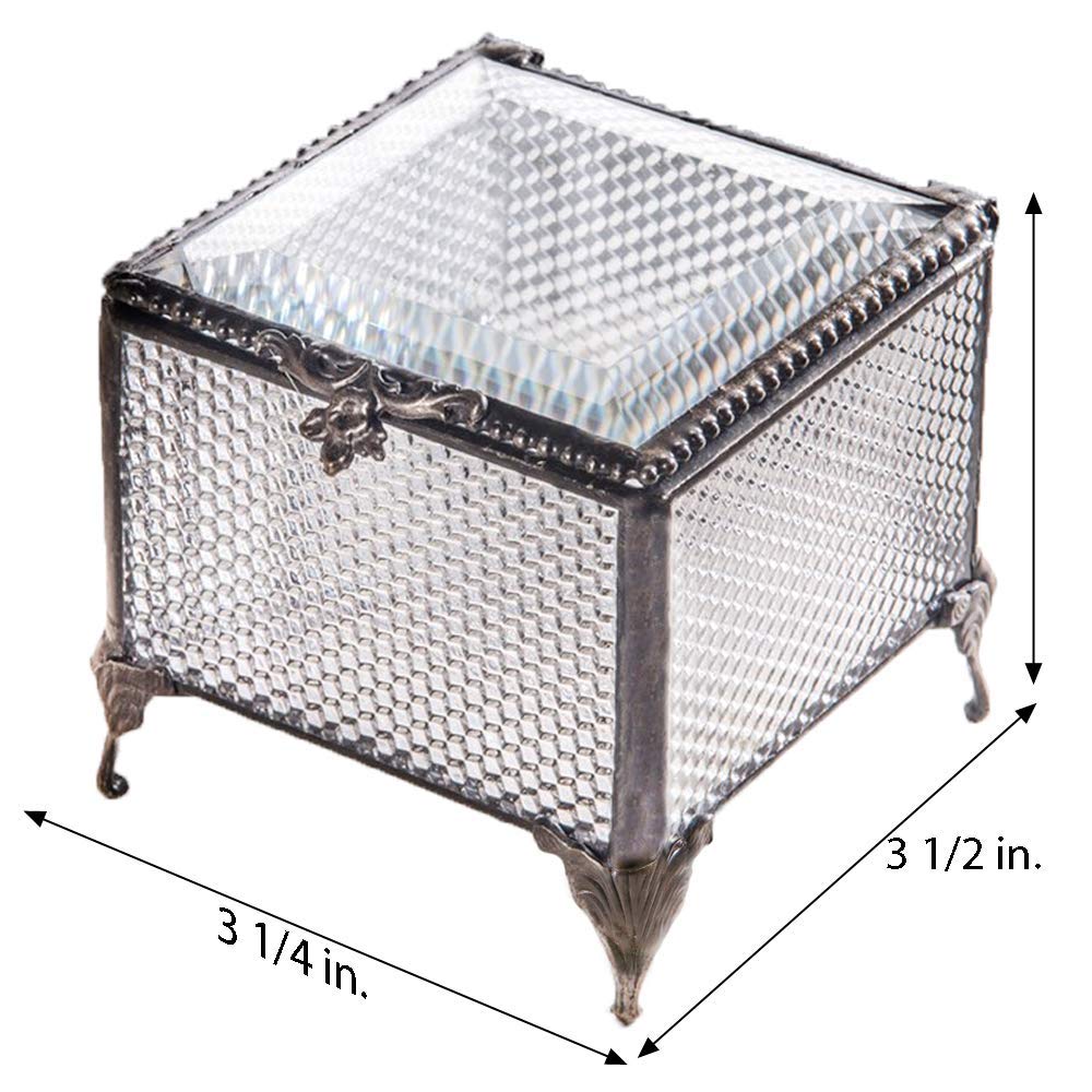 Personalized Graduation Gift Glass Jewelry Box - Engraved Keepsake For High School Or College Grad, Class Of 2020 - View #9