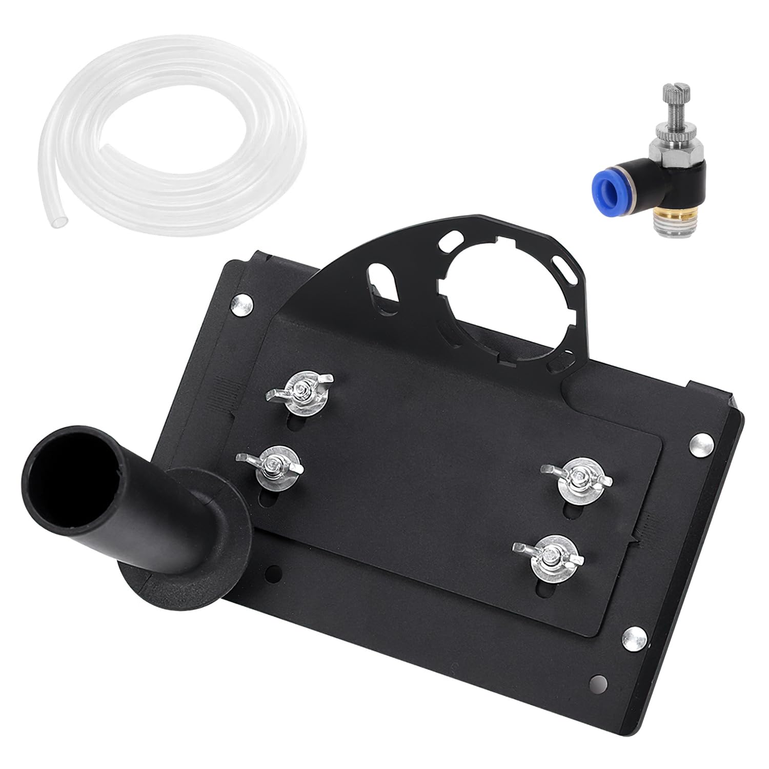 Soporte Amoladora Angular para Corte en Bisel de 45°, Fáciles de Usar, Soporte Amoladora, Corte Rápido, Soporte para Amoladora Angular Ajustable, para Corte Asistido de Piedras Cerámicas (Negro)