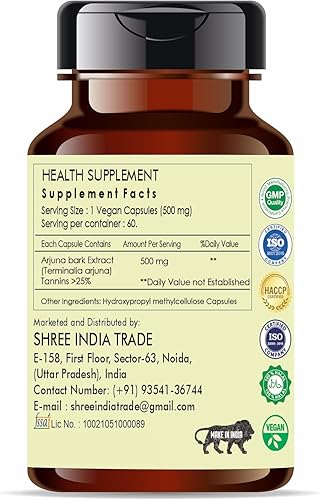 Miniatura 23 de Extracto de Triphala 500mg - 60 cápsulas vegetarianas Extracto de Amla, Baheda y Harad Todo natural 100% vegano Sin gluten Certificado