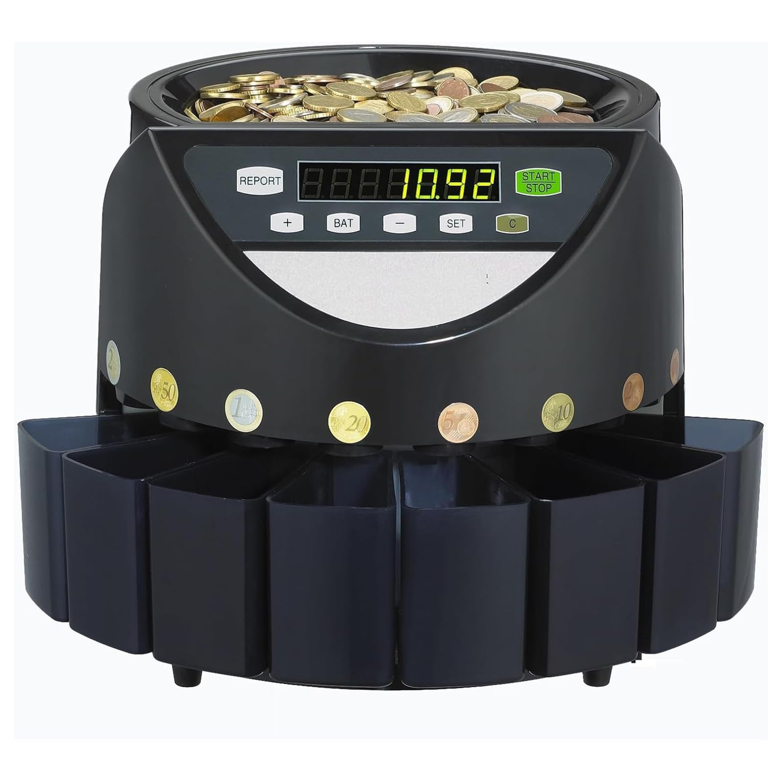 Amazon.com: High Speed Coin Counter, Coin Sorting Machine with LED