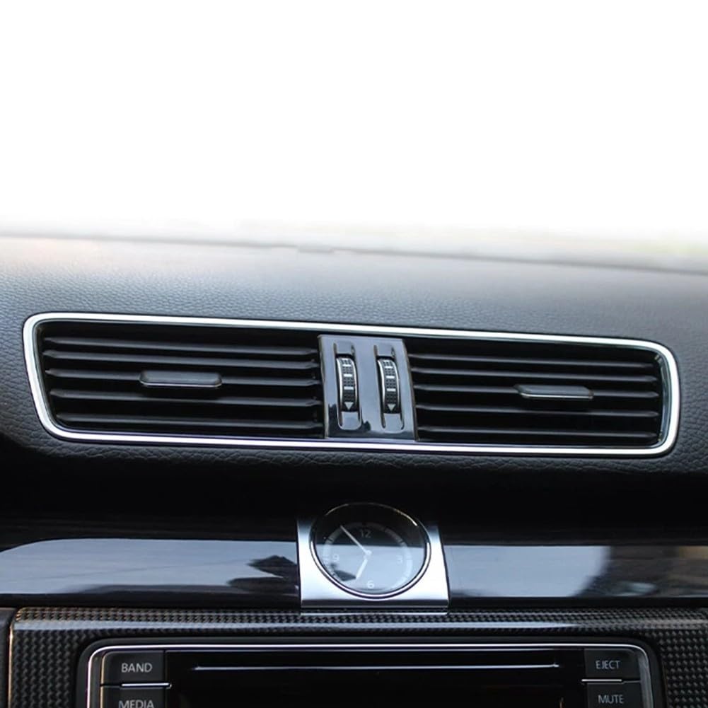 Pannello centrale per cruscotto con presa di controllo del clima per Passat B6 B7, CC 2006-2011, 3AD819728A, nero