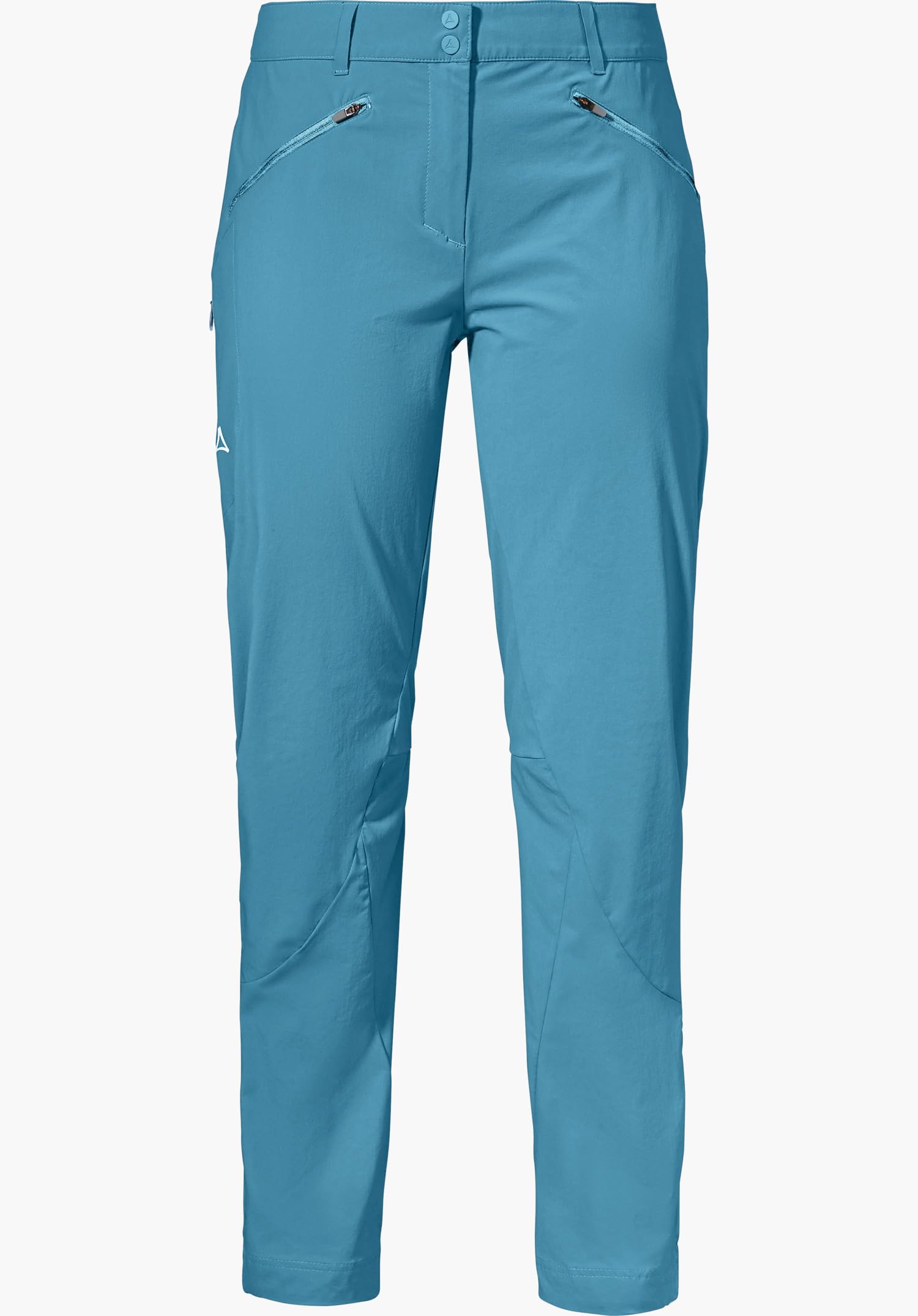 Schöffel Damen Pants Hestad L, robuste, schnell trocknende Outdoor Hose, Damen Hose mit bequemer Passform und vorgeformtem Knie