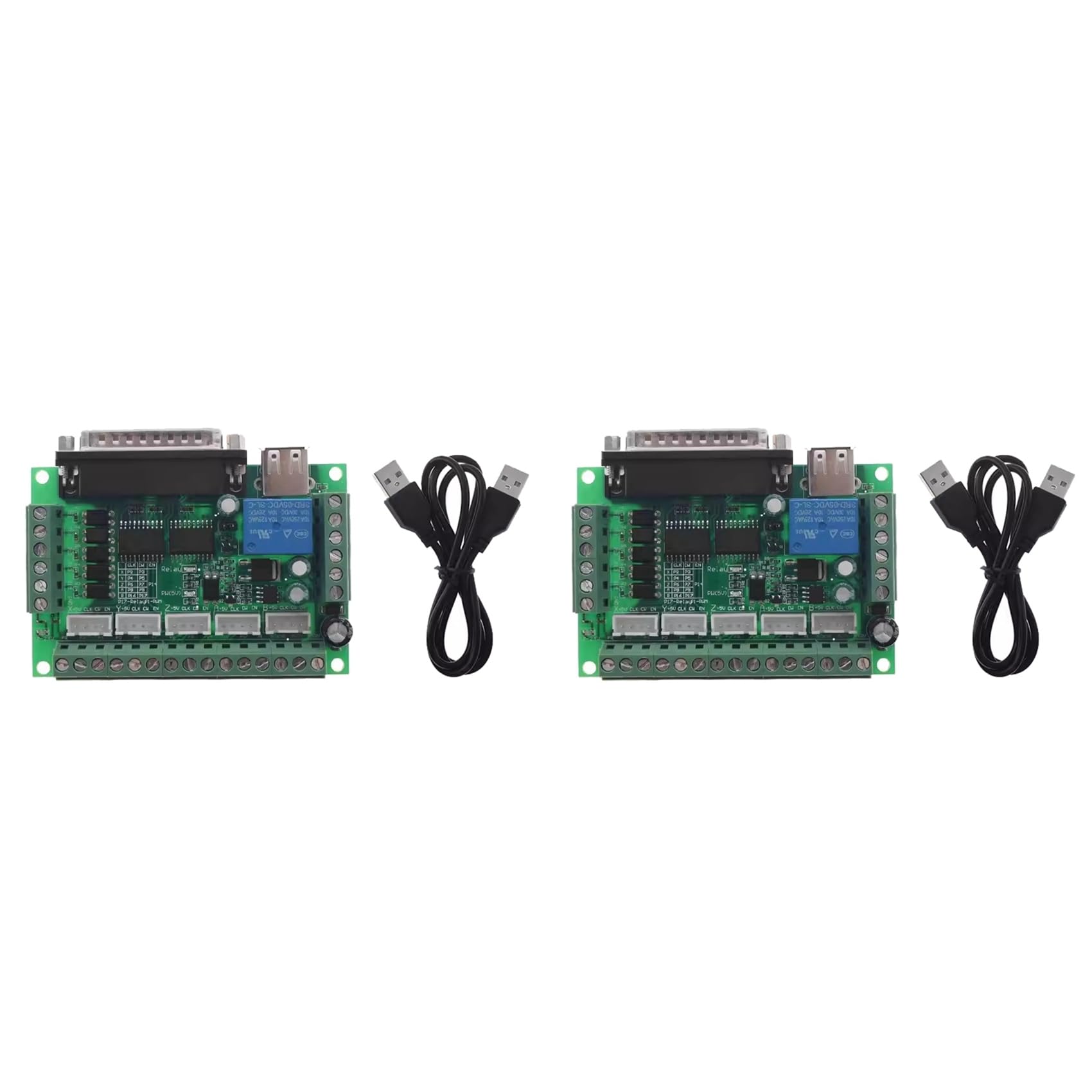 Jnchdghwa Green 2X Engraving Machine 5 Cnc Breakout Board With Optical Coupler For Stepper Motor Drive Controller
