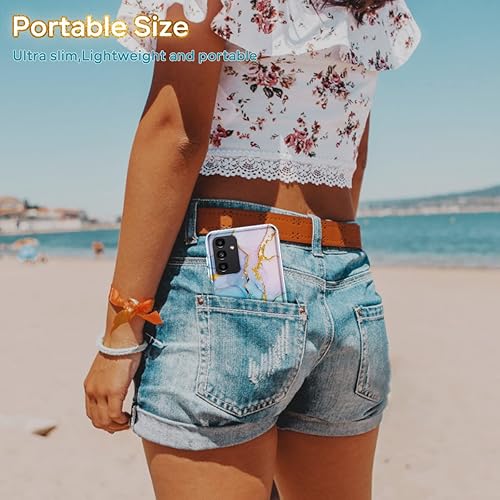 Miniatura 7 de Hekodonk Funda para Samsung Galaxy A13 5G, resistente con anillo de rotación, soporte magnético para automóvil, cuerpo completo, protección a prueba