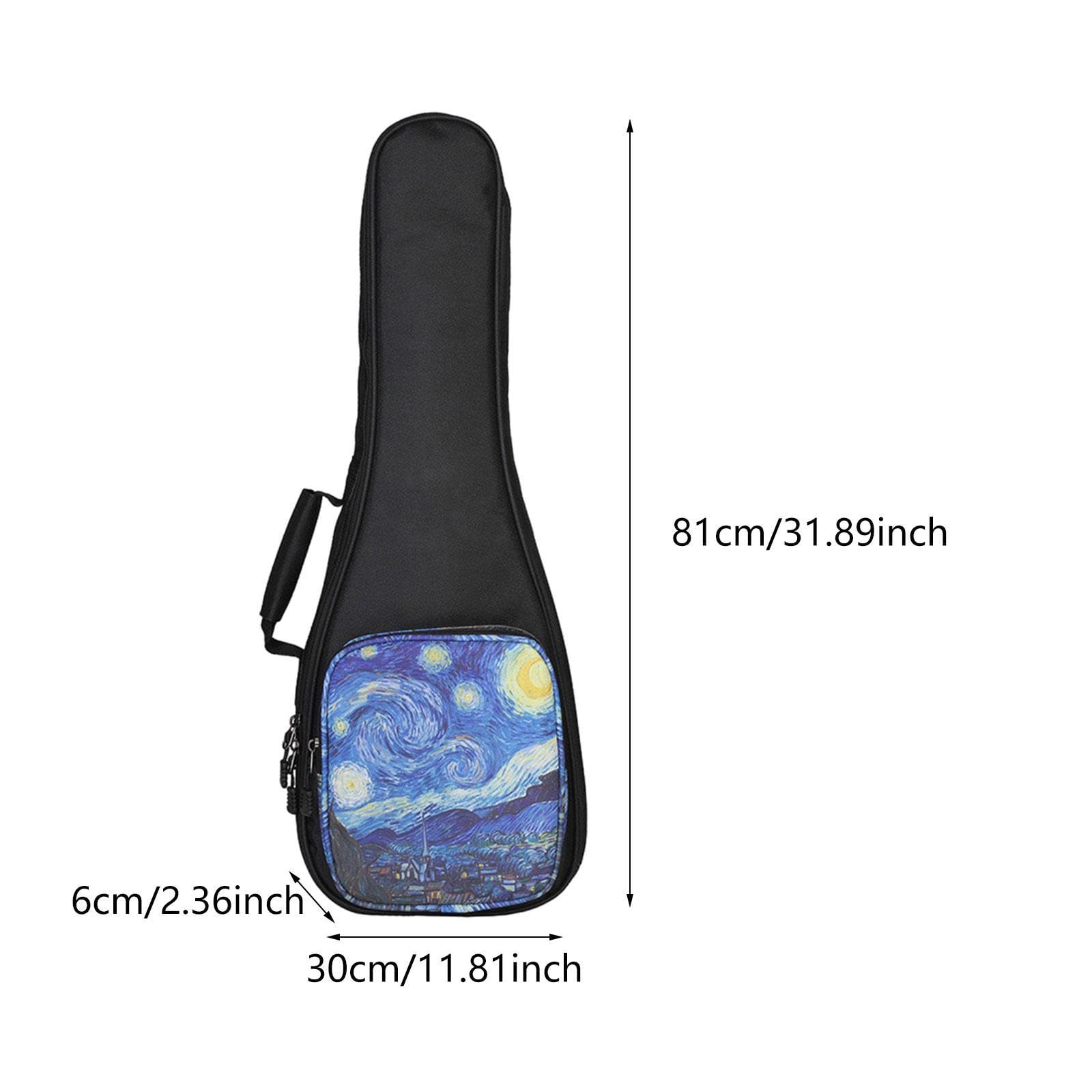 Sac de Transport pour Ukulélé de 30 Pouces, Rembourrage En éponge, Sac Souple, Sac de Transport Léger pour Ukulélé, Sac de Transport pour Le Camping