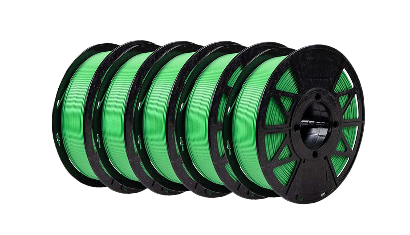 Tesseract Premium PLA + 1.75mm 3D Printing Filament | Dimensional Accuracy +/- 0.03mm | Compatible with Most FDM Printers | 1 KG 3D Printer Filament - PLA Green (Quantity 5) (B09LSB2HJF) Amazon Price History, Amazon Price Tracker