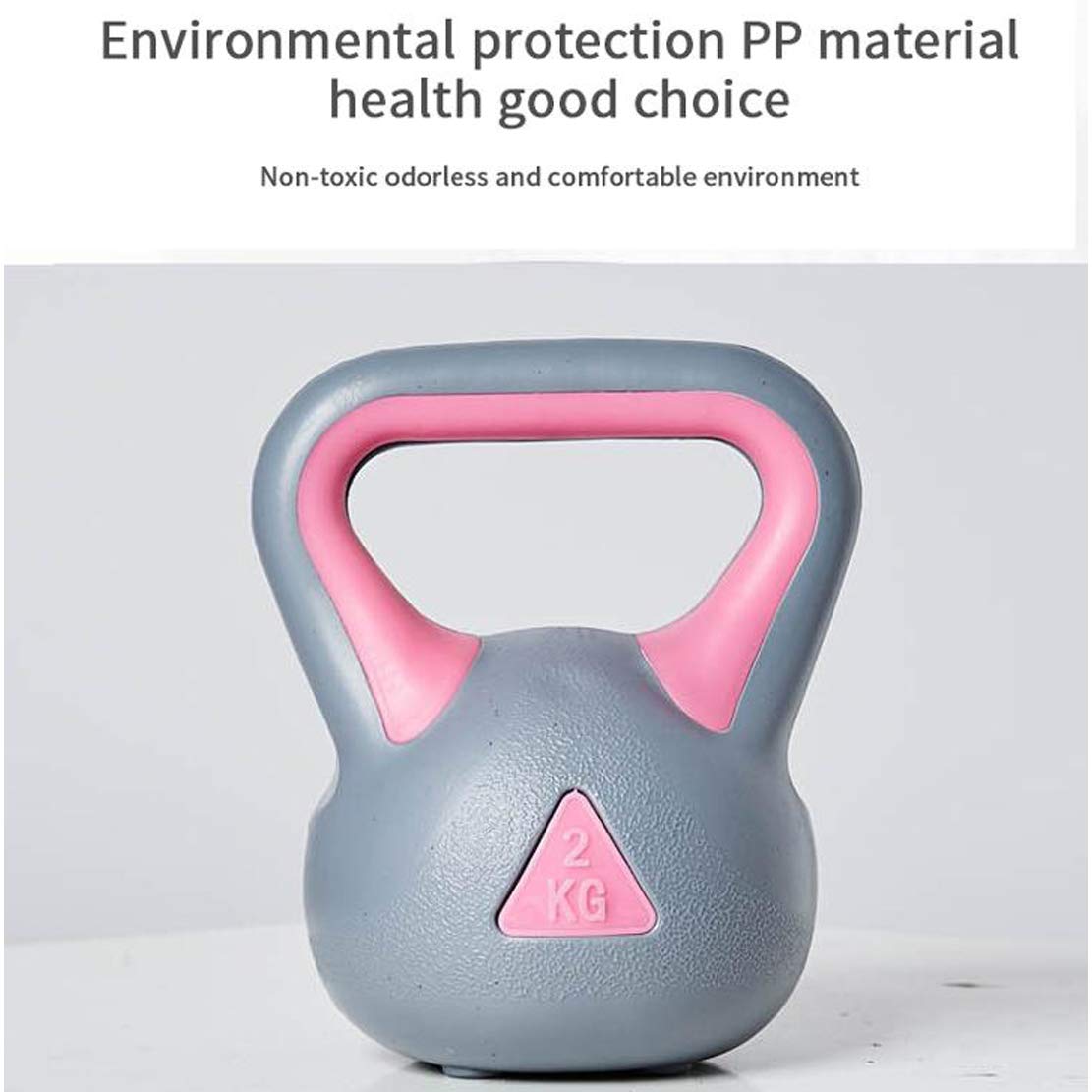 AKT Kesselglocke Männer und Frauen Sportgeräte Haushaltshanteln Wettkampf Krafttraining Hochleistungs Gewichtheben Workout,Pink,8kg
