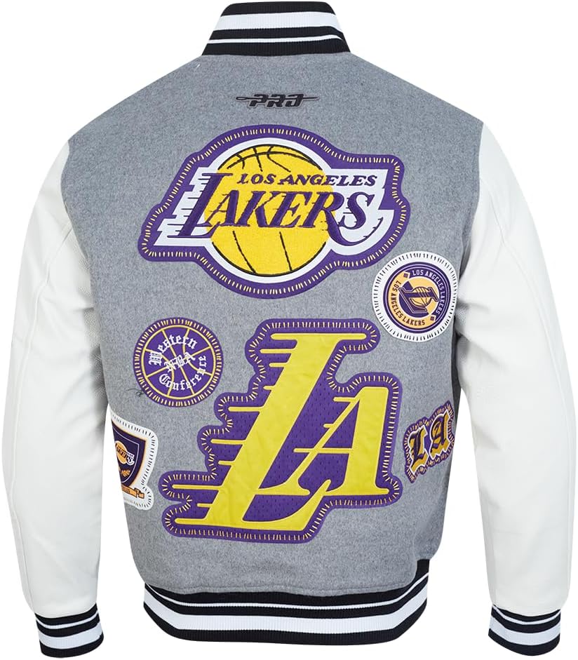 Pro Standard Mens NBA Diy Pick Stitch Varsity Jacket