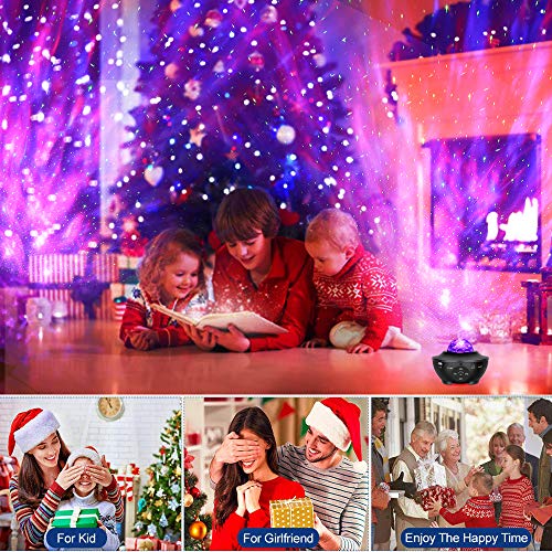 Star Projector, 3 in 1 Galaxy Projector for Bedroom, Starlight Projector with Bluetooth Speaker and Remote Control… 5 Star Projector, 3 in 1 Galaxy Projector for Bedroom, Starlight Projector with Bluetooth Speaker and Remote Control… - Image 5