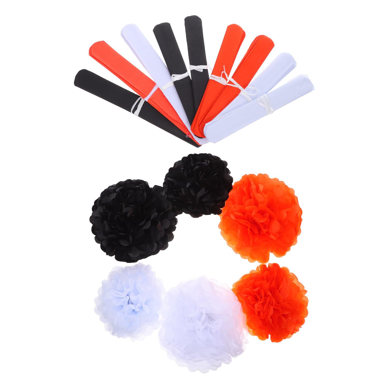 90 Stück Papier Pompons aus Seidenpapier für Hochzeit und Party Deko