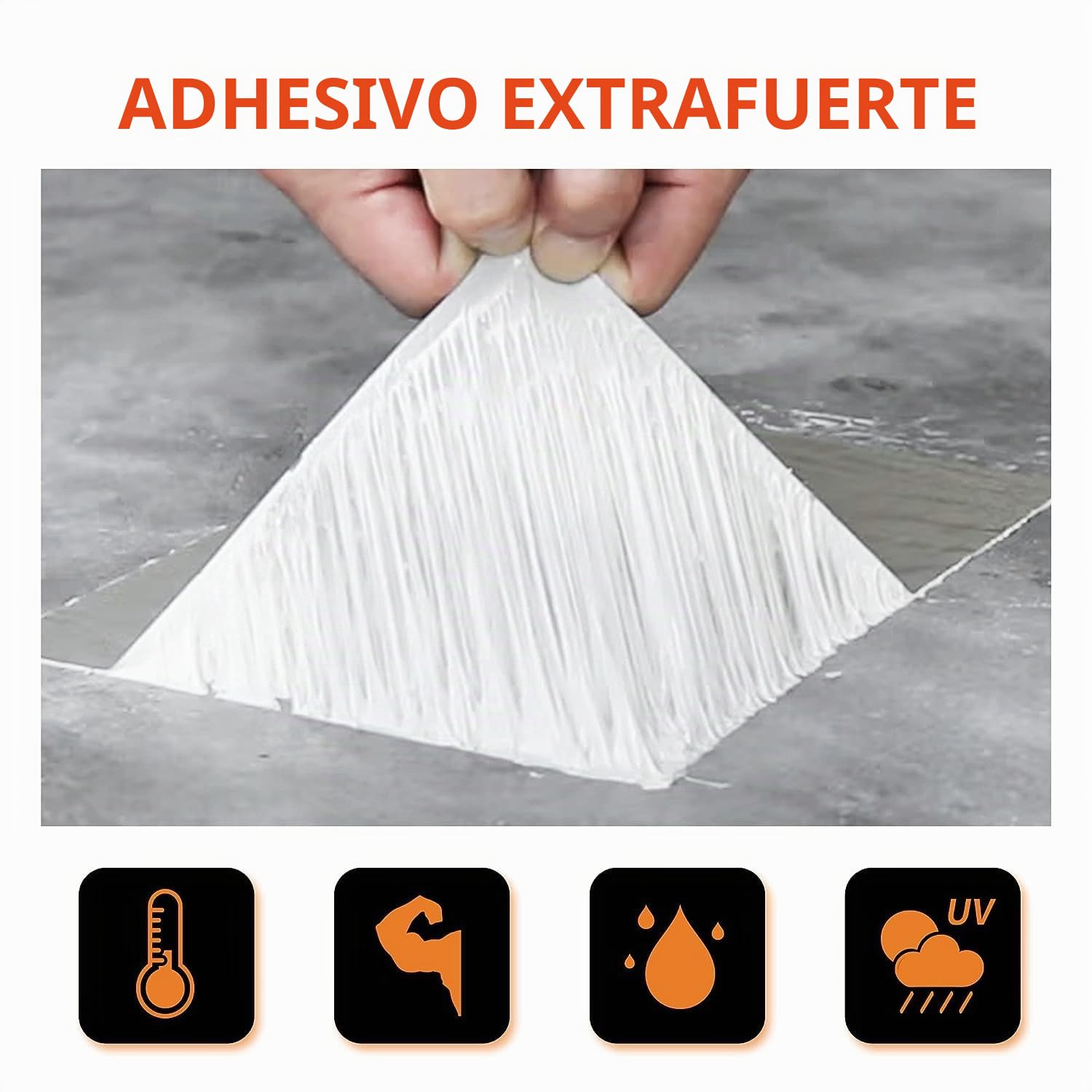 TAPEBEAR Cinta Butilo Impermeable 50mmx10m, Aluminio Sellador Cinta Butilica, Cinta De Para Reparación Autoadhesiva Para Fugas De Techo, Reparación De Grietas, Ruptura De Tuberías