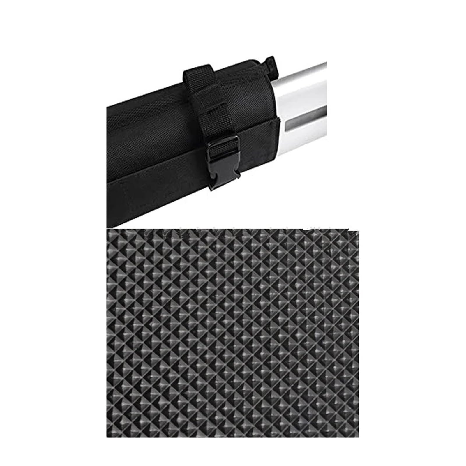 Autodachträger Universal Auto Weiche Dachträger Pads Gepäckträger Dach Querträger Pads Für Kajak Surfbrett SUP Kanu Gepäckträger Kissen-Schwarz Schienen