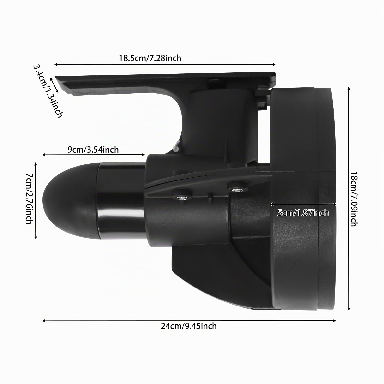 Thruster subacqueo per tavole da surf, propulsione elettrica subacquea, sistema di propulsione, propulsione a vite, kit di thruster subacqueo, per paddle board, tavole da surf, ecc