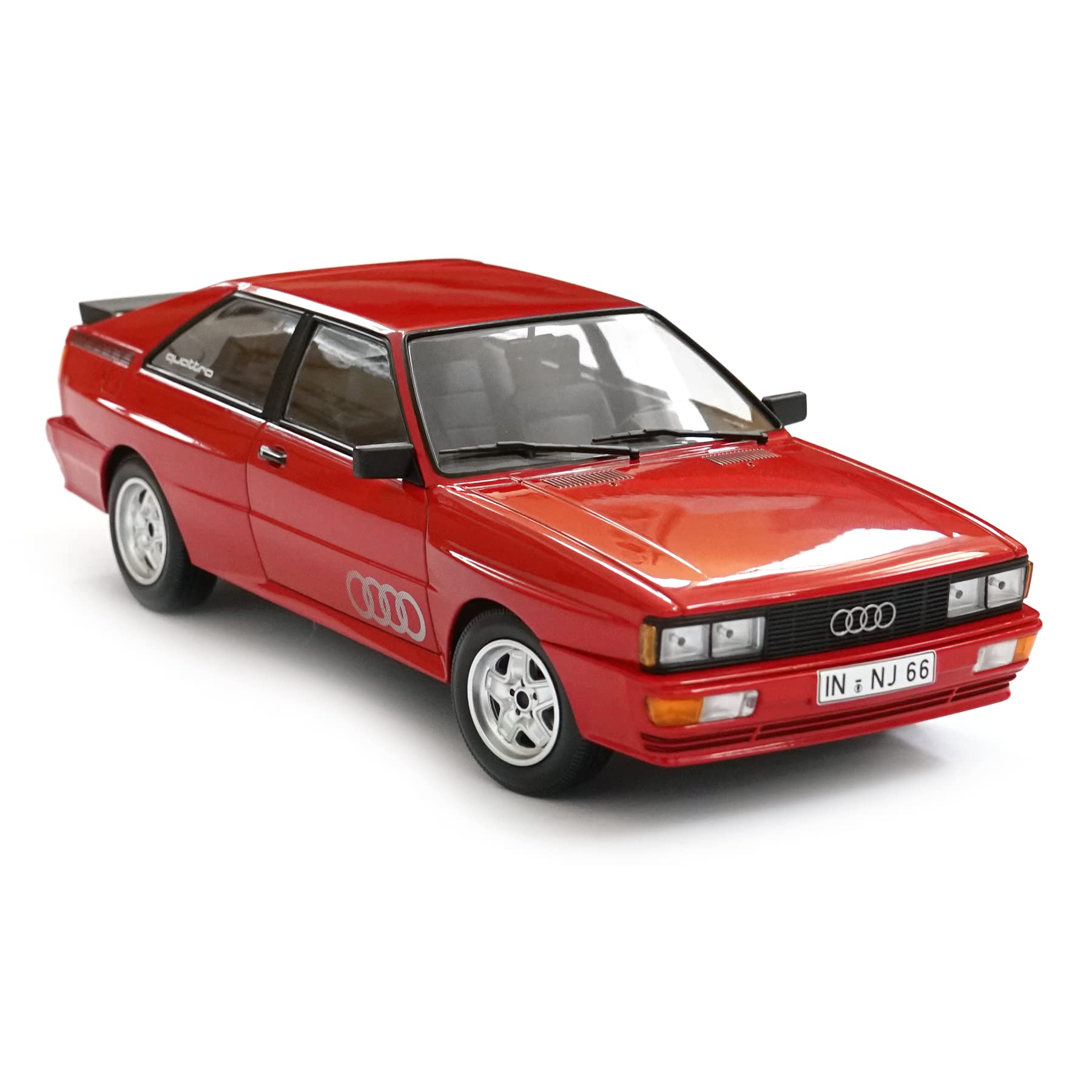 Audi Quattro Car 1980 Scale Miniature Model Red, Maßstab 1:18 - Image 2