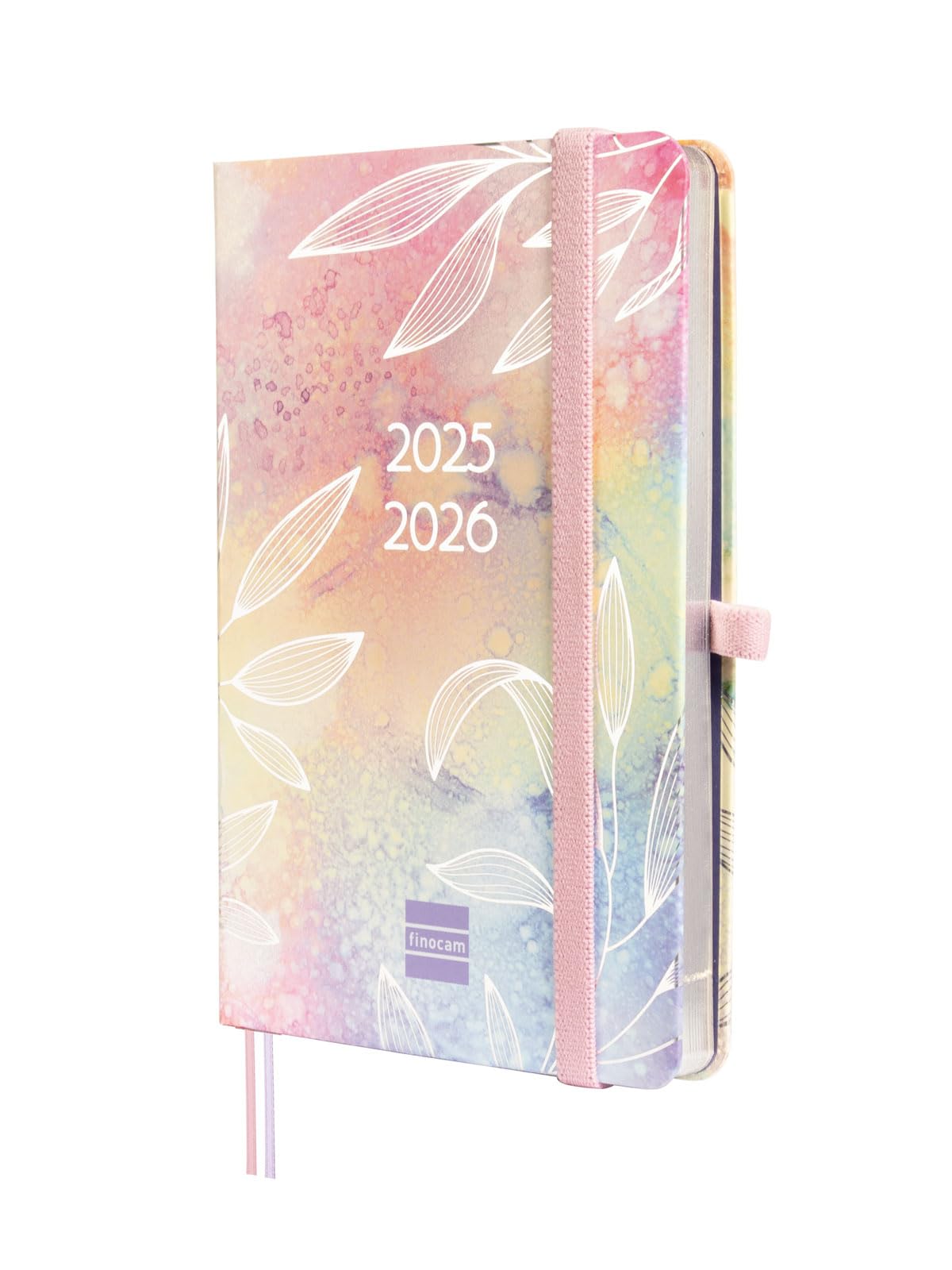 Finocam - Terminkalender Minimal 18 Monate 2025 2026 Horizontale Wochenansicht Juli 2025 - Dezember 2026 (18 Monate) Pretty International