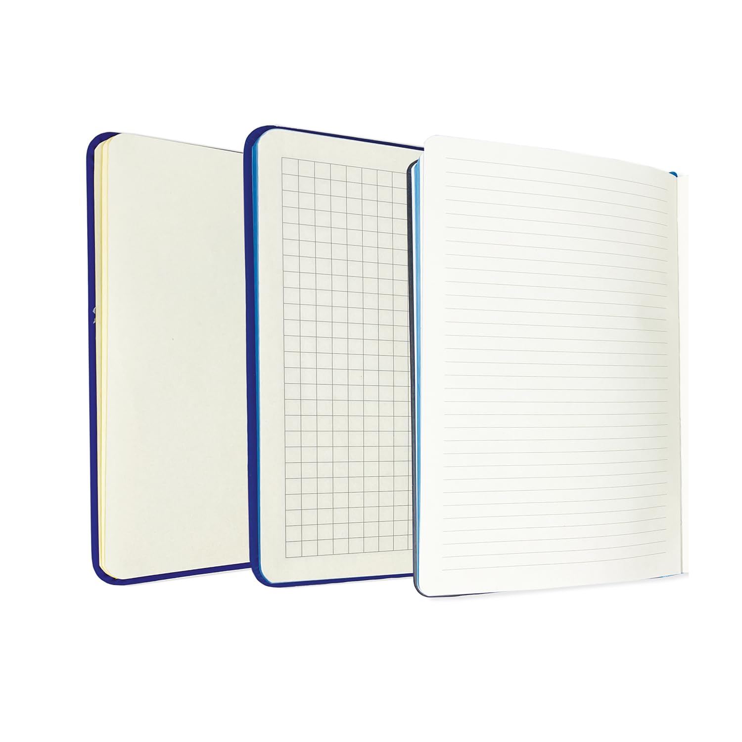 Mitama Waves Graphic Pocket Notebook, Memo Book, Notebook, Soft Touch Cover, Inner Pocket + Pencil Included, White Sheets - Image 2