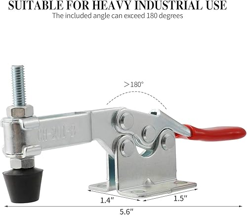Miniatura 7 de Abrazadera de palanca 4001 capacidad de sujeción 100 Kg / 220 libras (6unidades)