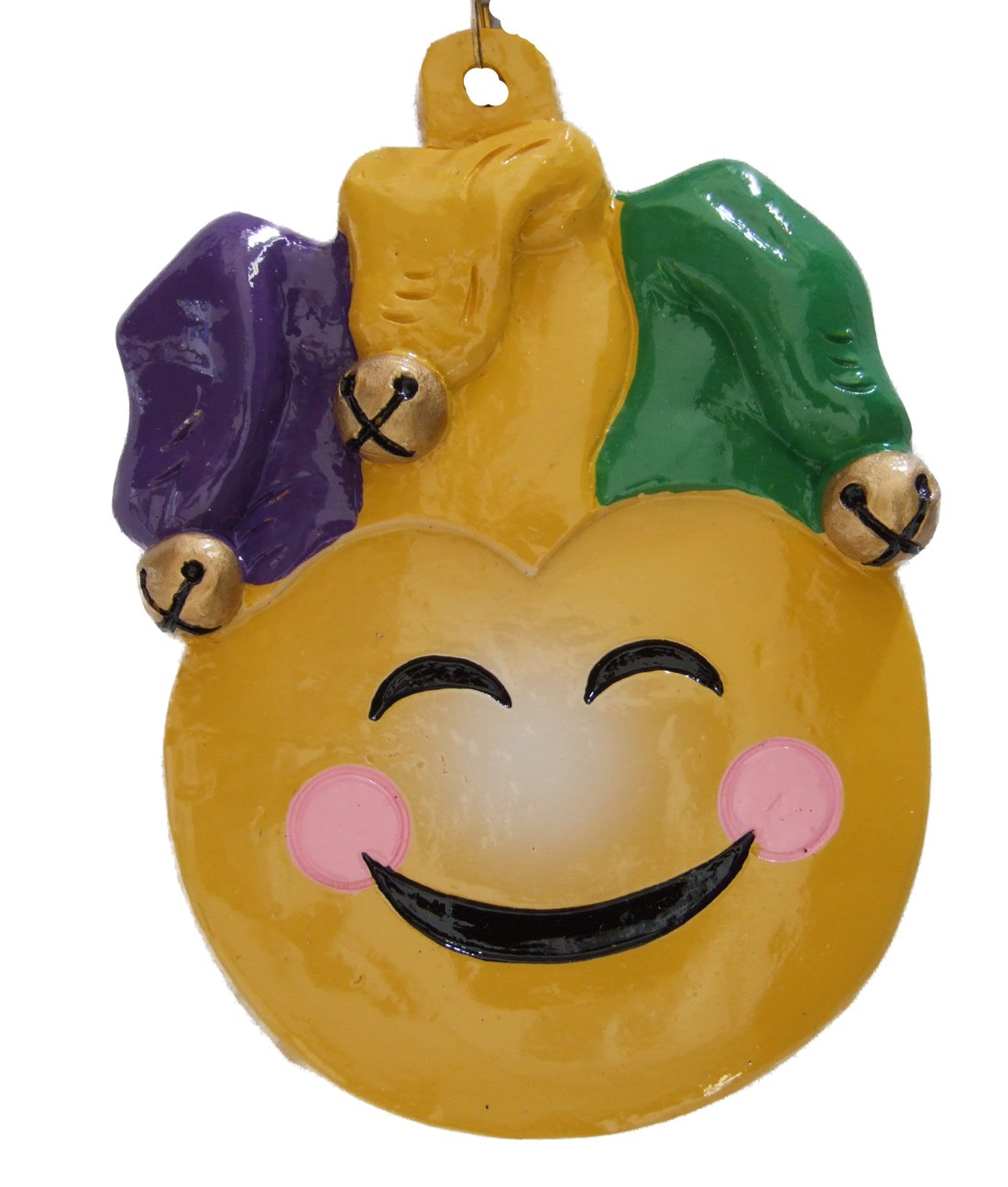 Mardi Gras WorldSmiley Face Jester Mardi Gras Bead Necklace Mojo Magic Spells Luck Revenge Beads