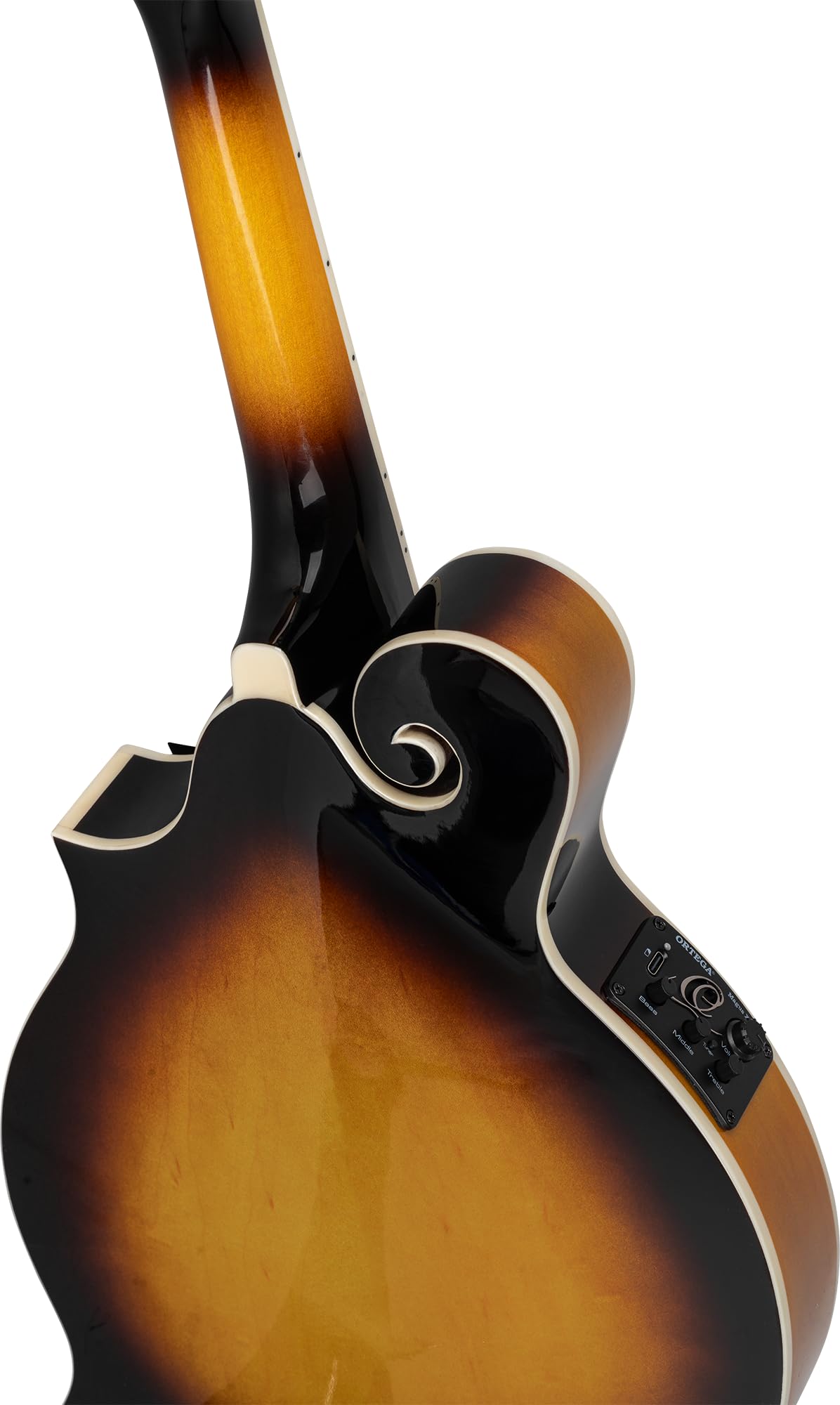 ORTEGA Mandoline Style F Tobacco Sunburst RMFE90TS avec housse et préampli