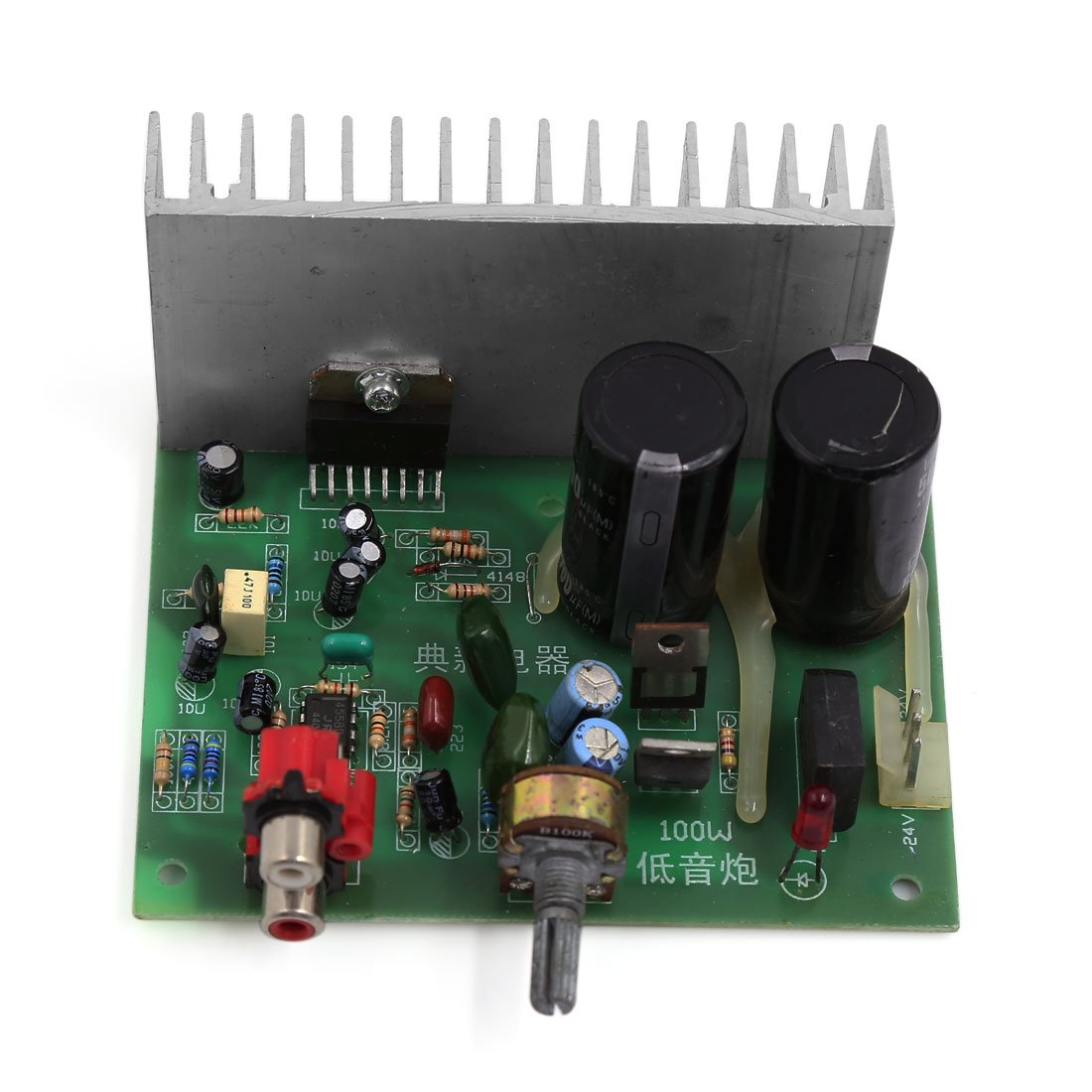 Qtqgoitem Motorbike 100W LFE Subwoofer Audio Amplifier