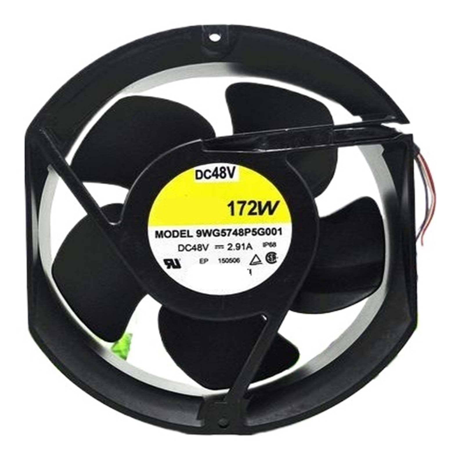 Ventilateur étanche IP68 48V 2,91A de 172W modèle 9WG5748P5G004