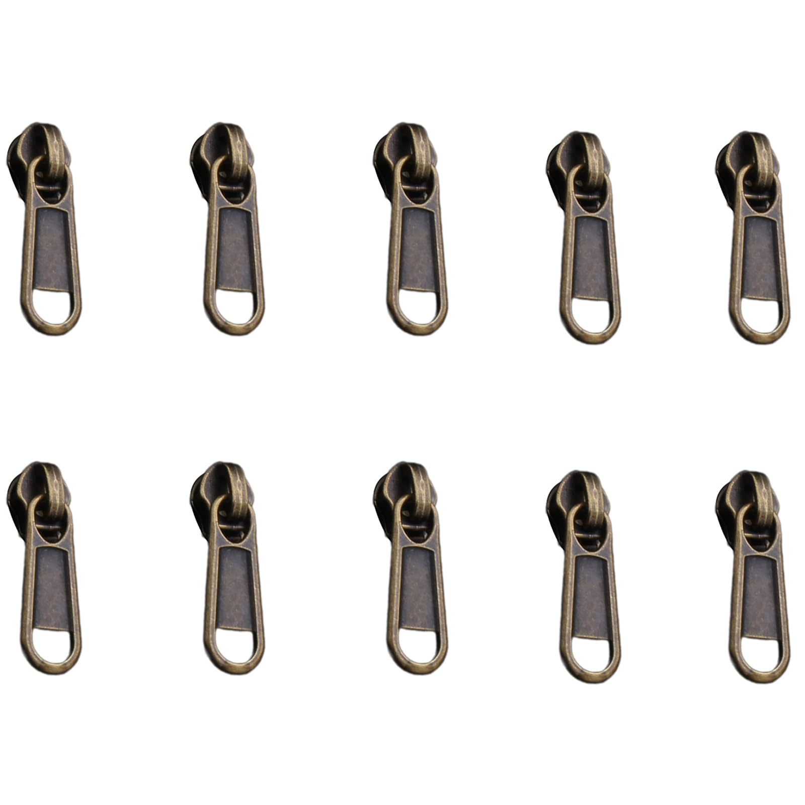 Tfaoys G 10 Pcs Zippers Repair Kits 3#5# Zippers Pullers Single/Double Side Zip Slider For Jackets Clothes Ba Jeans Suitcases