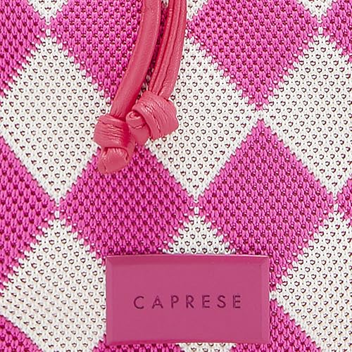 Image of Caprese Checker Sling Bag for Women (Medium, Fuchsia)
