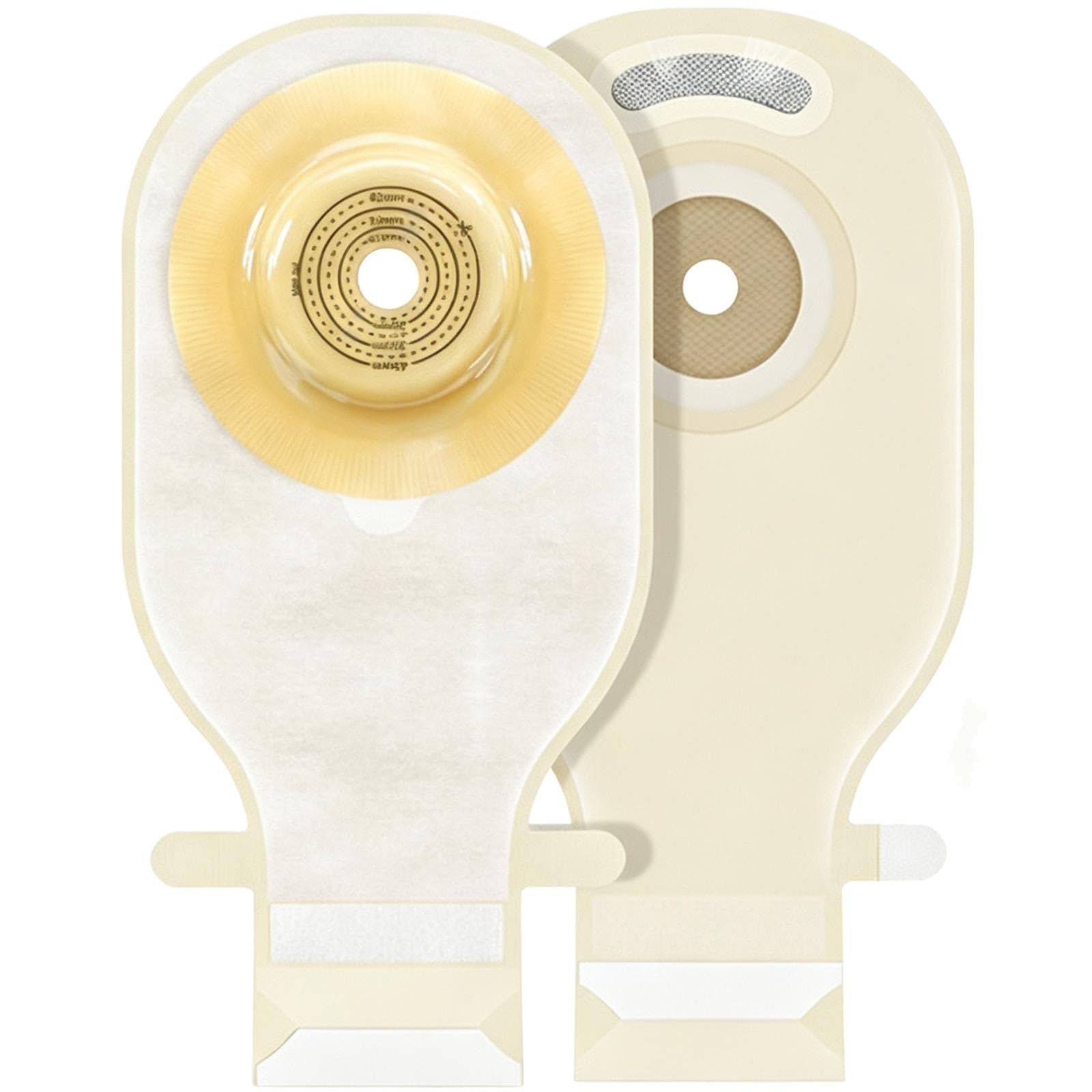 Lot de 10 Poches de stomie convexes (colostomie) – Modèle Monobloc