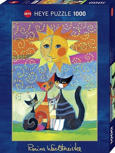 Heye sol Puzzle de 1000piezas porcelana diseño de gato