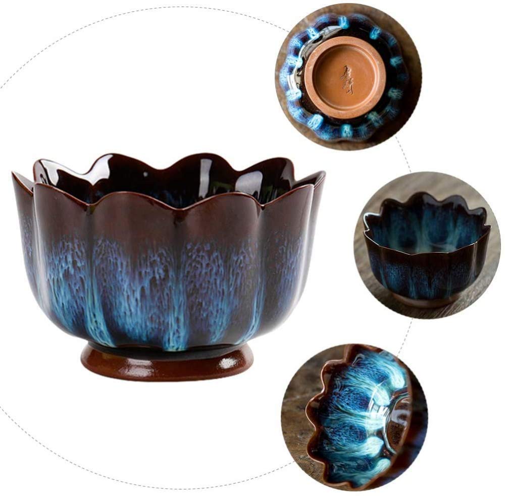 Ciotola da tè Matcha in Stile Giapponese tè Verde in Ceramica in Polvere Set da tè Chawan Accessori Ciotola Piccola da 250 ml
