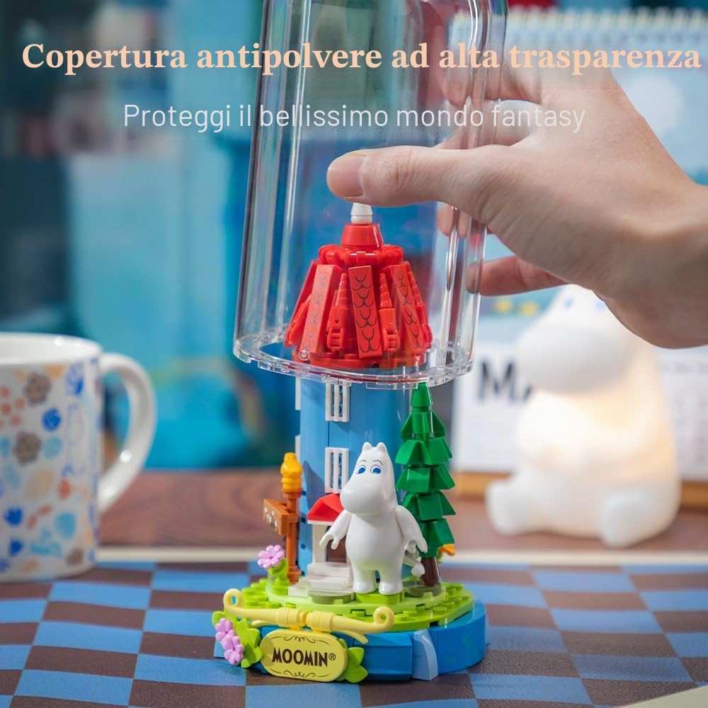 PAN TASY Il Tè del Pomeriggio di Little My Set di Costruzioni, Scena di Tea Party con Figure Dettagliate, Giocattolo Creativo per Adulti, Idea Regalo per Collezionisti e Appassionati