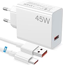 45W Rapido Caricatore USB con Cavo USB C 2M per XiaoMi Redmi Note 14 Pro 5G POCO X7,Caricabatterie rapido Turbo Charge per XiaoMi POCO Pad M6 X5 X3 Mi 10T Lite Note 13 14 12S Mi 11 Lite Redmi Pad