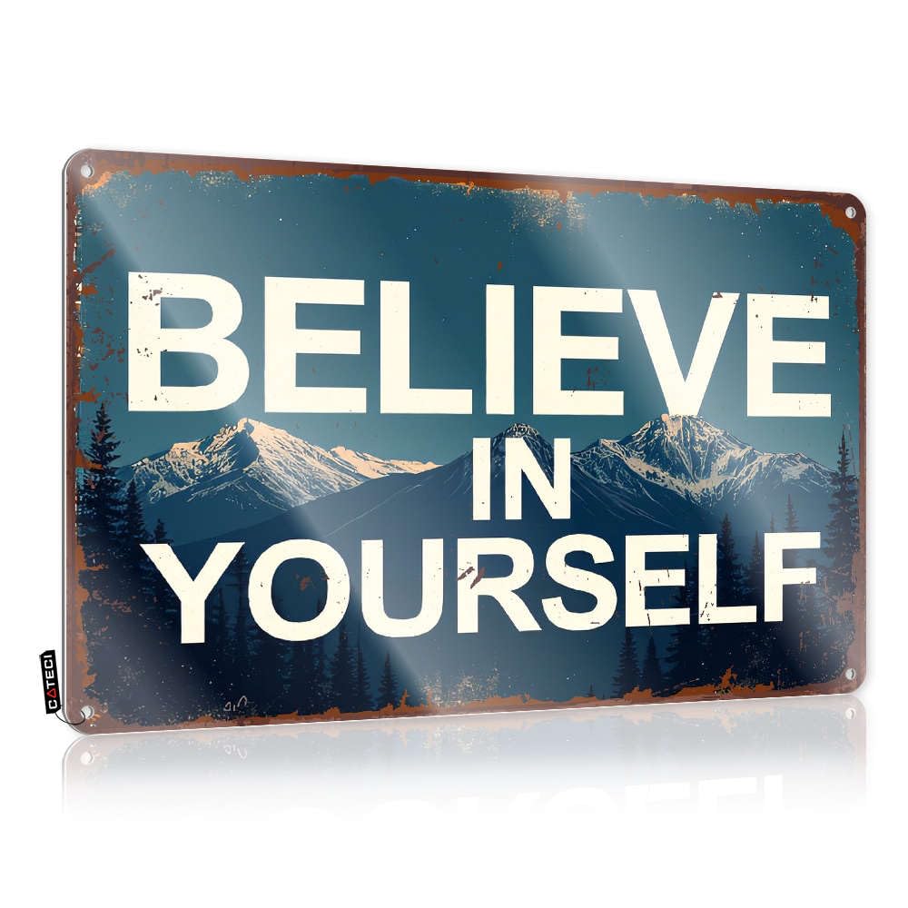 Sujd Colour Believe In Yourself. Lovely Hanging - Decorations Gift For Boss Hanging Wall Decor(30X40cm)