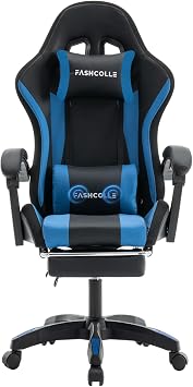 Blue Star Illuminated - Player Chair Blue-black With Massage